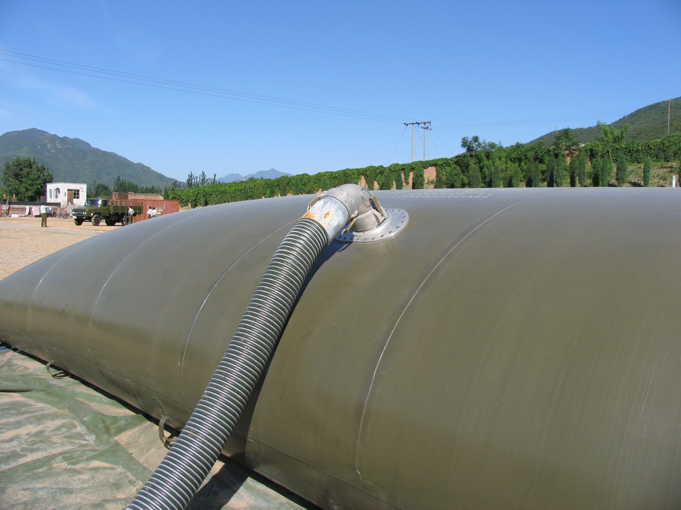 Bulk Of Flexible Pillow Commercial Fuel Storage Tanks Gasoline Holding Tank 