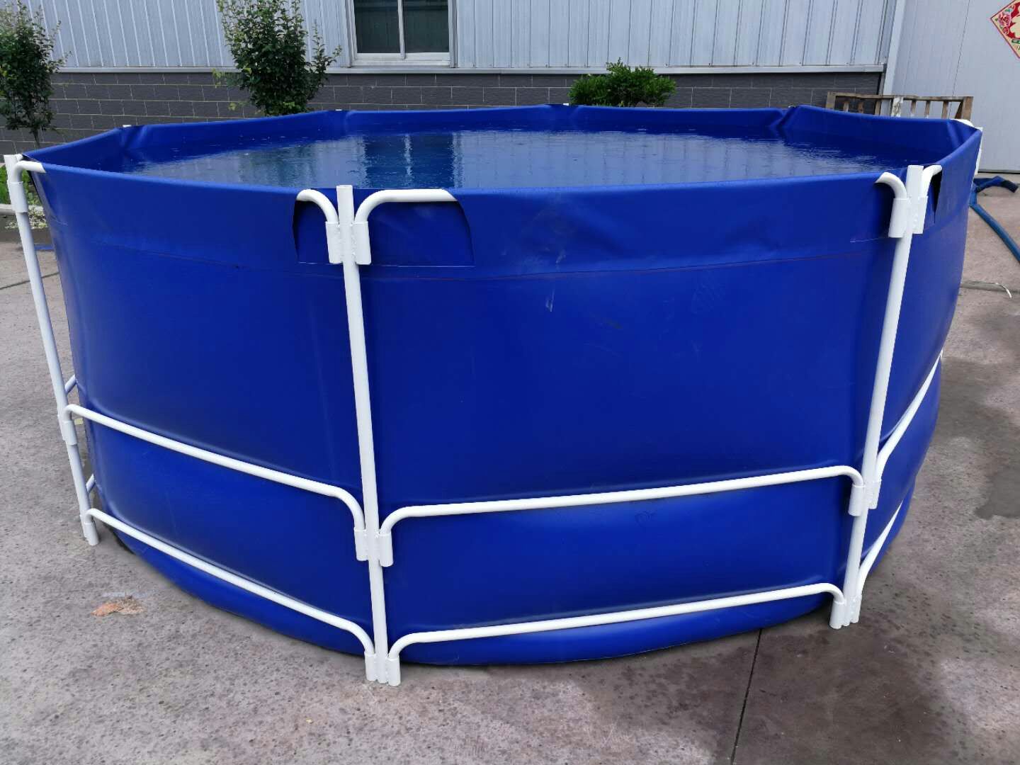 Collapsible Mobile Polygon Fish Pond Foldable Pvc Fish Tank For Shrimp For Sale
