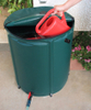Flexible PVC Rain Bucket Rainwater Harvesting Barrel With Zipper 160L For Sale