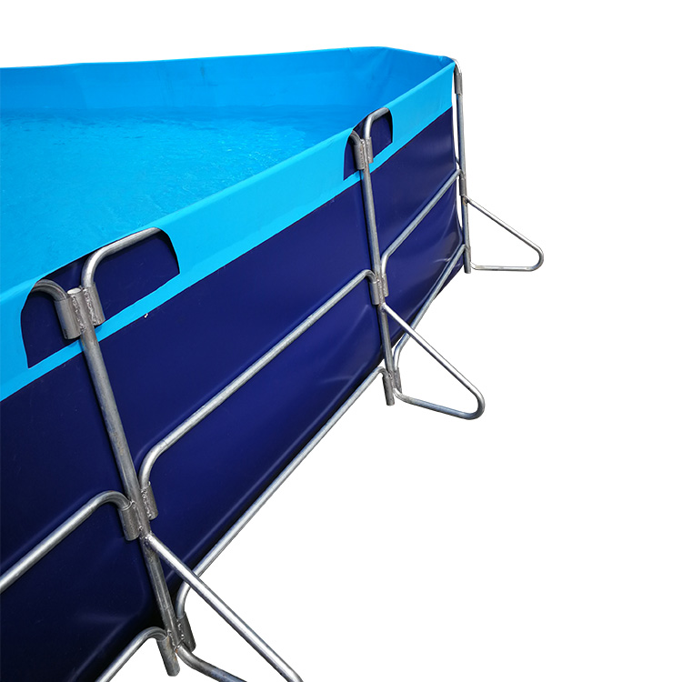 Cheap Pvc Tarpaulin Made Fish Tank Collapsible Fish Pond Raising Fish Pool 