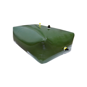 Buy Collapsible PVC Fabric Bag Irrigation Water Storage Tank Bladder Rectangle Shape 