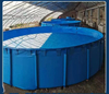 Folding PVC Frame Outdoor Fish Tank Fish Pond Round Mobile Fish Farming Tanks Made In China 