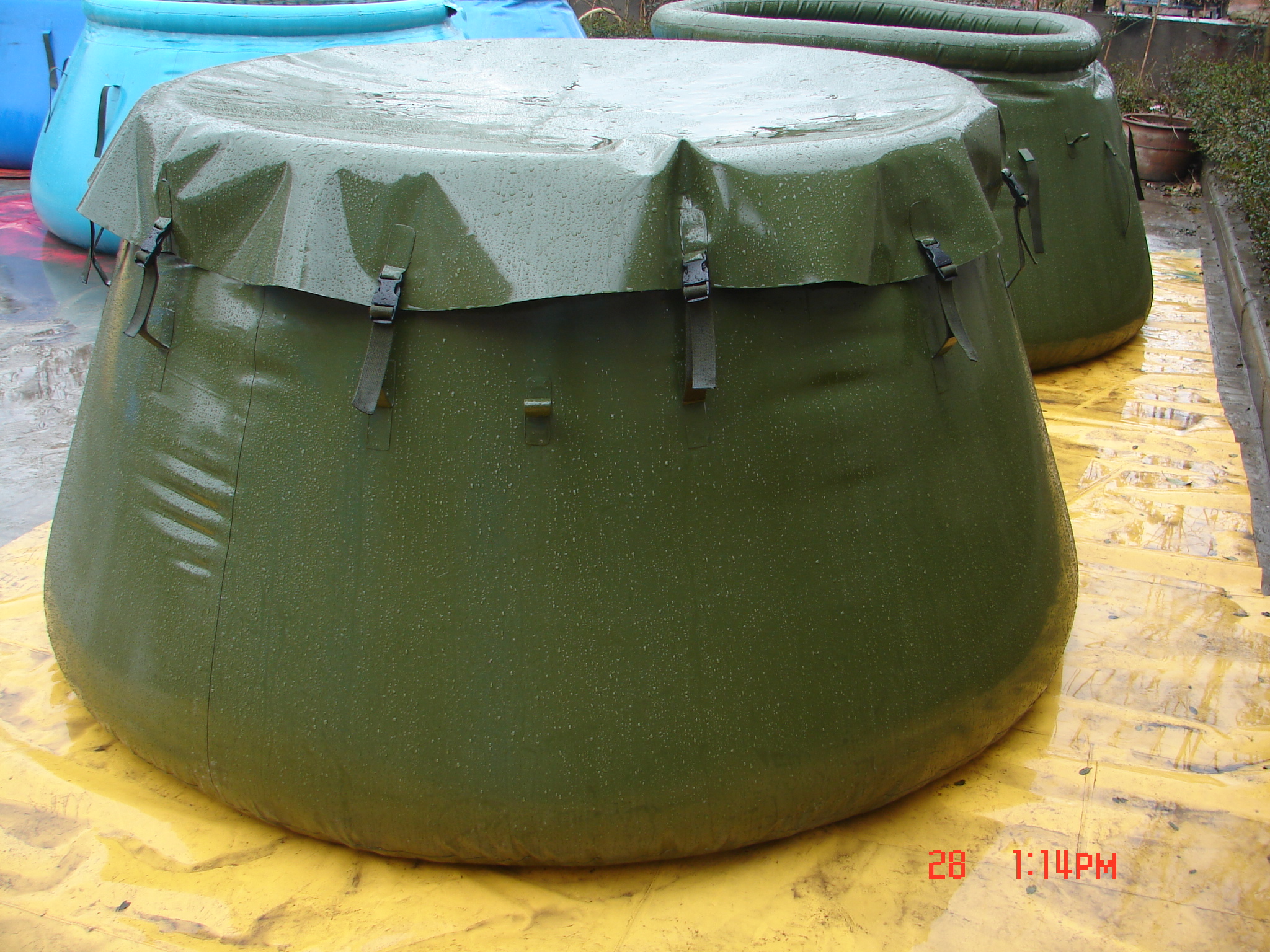 Onion Flexible PVC Made Fire Fighting Water Storage Bag Fire Water Bladder Quotation