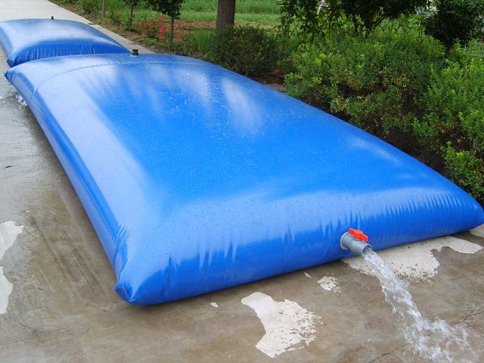 Collapsible PVC Made Pillow Fire Fighting Water Storage Container PVC Fire Tank On Stock